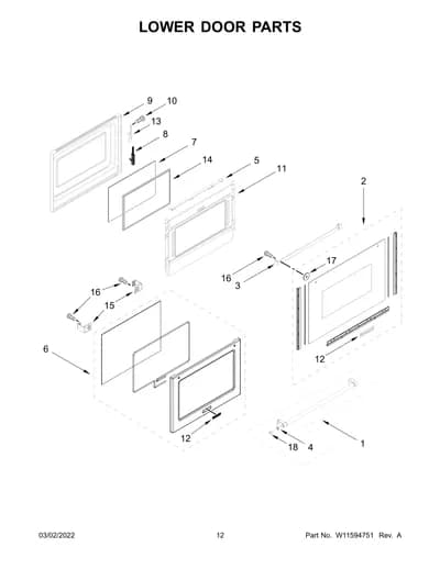 LOWER DOOR PARTS