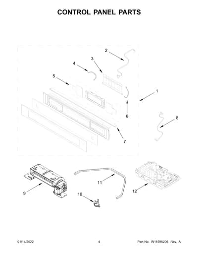 CONTROL PANEL PARTS