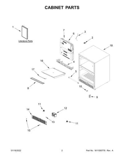 CABINET PARTS
