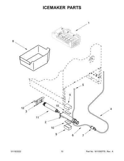 ICEMAKER PARTS