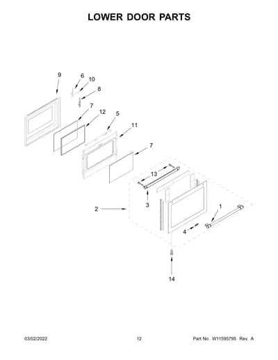LOWER DOOR PARTS