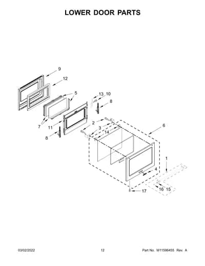 LOWER DOOR PARTS