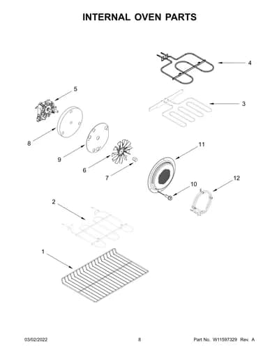 INTERNAL OVEN PARTS