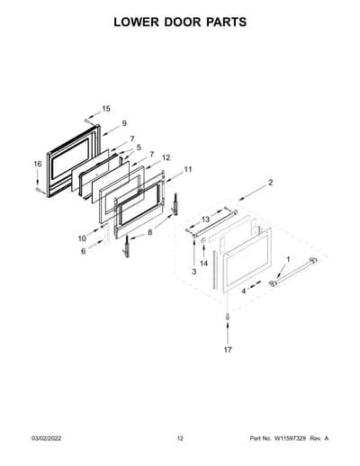 LOWER DOOR PARTS