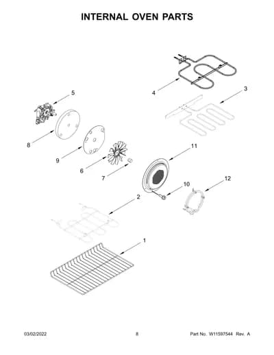 INTERNAL OVEN PARTS