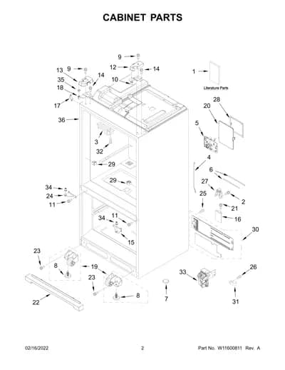 CABINET PARTS