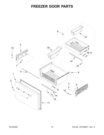 FREEZER DOOR PARTS