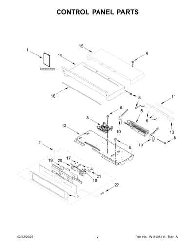 CONTROL PANEL PARTS