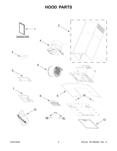 HOOD PARTS
