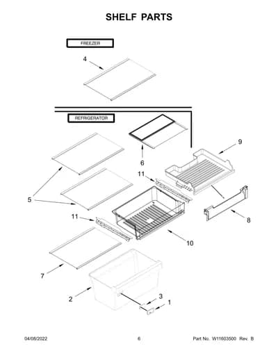 SHELF PARTS