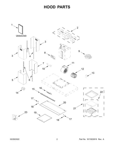 HOOD PARTS