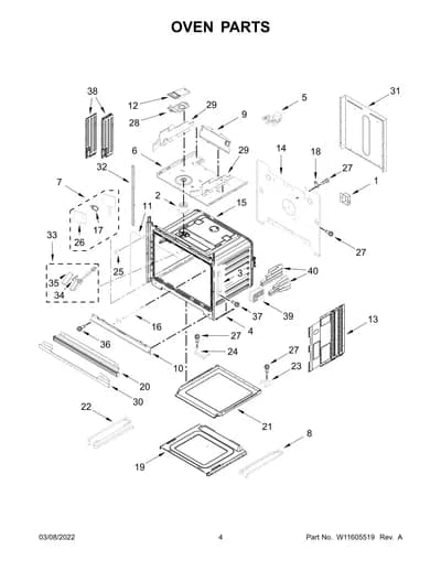 OVEN PARTS