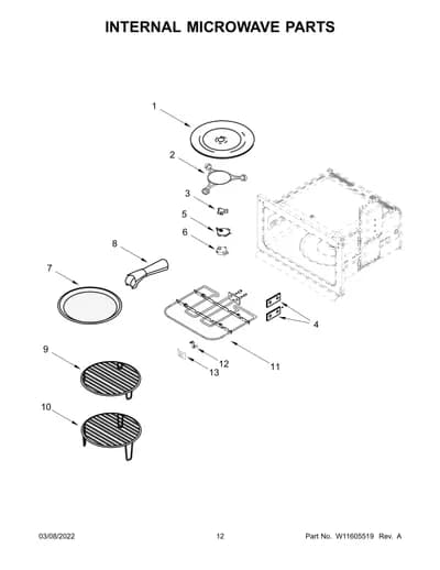 INTERNAL MICROWAVE PARTS