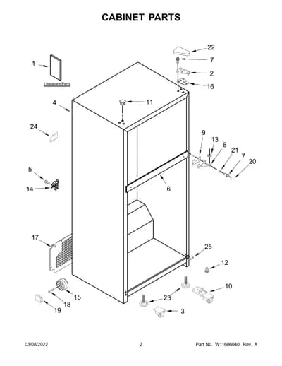 CABINET PARTS