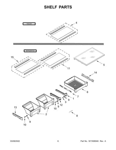 SHELF PARTS