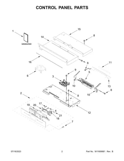 CONTROL PANEL PARTS