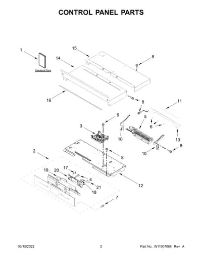 CONTROL PANEL PARTS