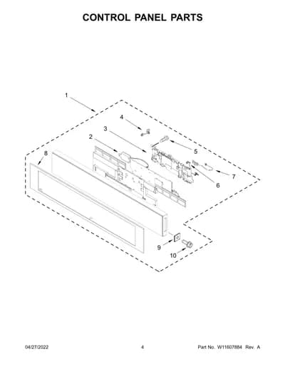 CONTROL PANEL PARTS