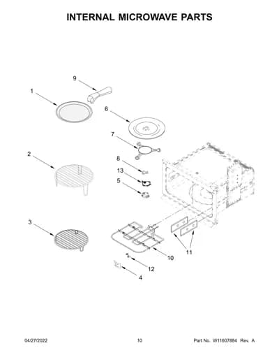 INTERNAL MICROWAVE PARTS