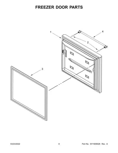 FREEZER DOOR PARTS