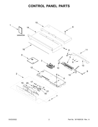 CONTROL PANEL PARTS