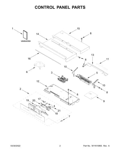 CONTROL PANEL PARTS