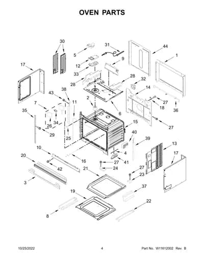 OVEN PARTS