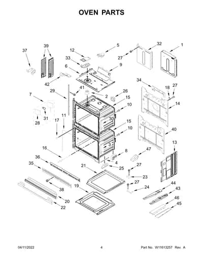 OVEN PARTS