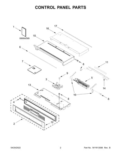 CONTROL PANEL PARTS