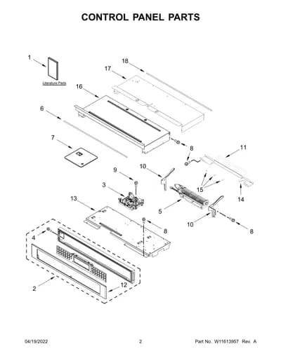 CONTROL PANEL PARTS