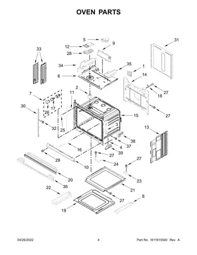 OVEN PARTS
