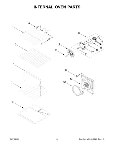 INTERNAL OVEN PARTS