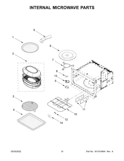 INTERNAL MICROWAVE PARTS