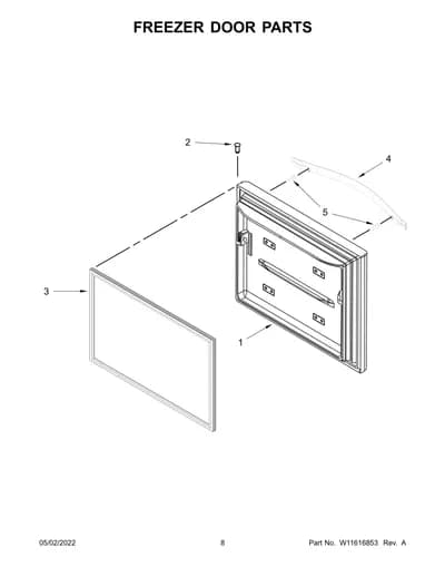 FREEZER DOOR PARTS