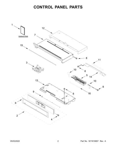 CONTROL PANEL PARTS