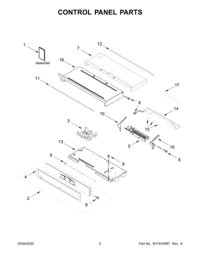 CONTROL PANEL PARTS