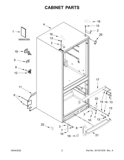 CABINET PARTS