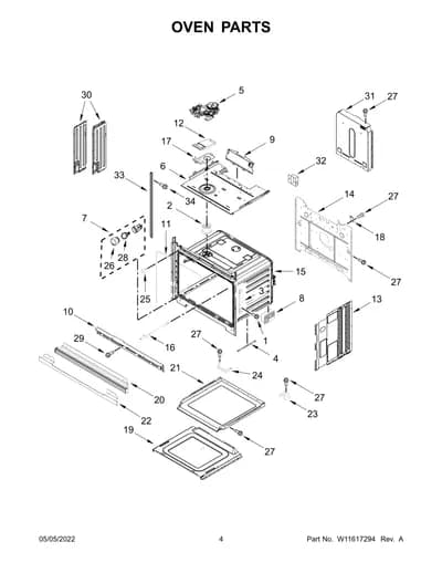 OVEN PARTS