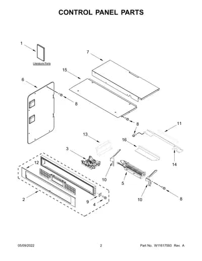 CONTROL PANEL PARTS