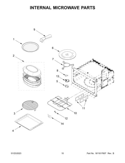 INTERNAL MICROWAVE PARTS