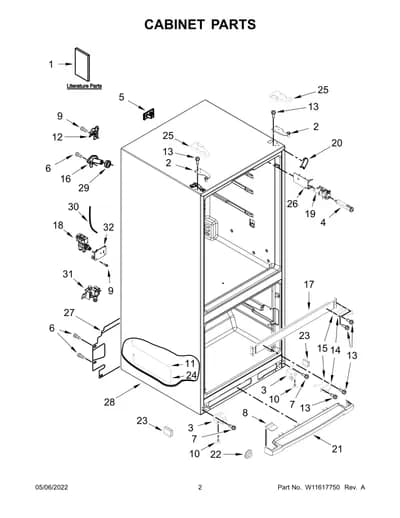 CABINET PARTS