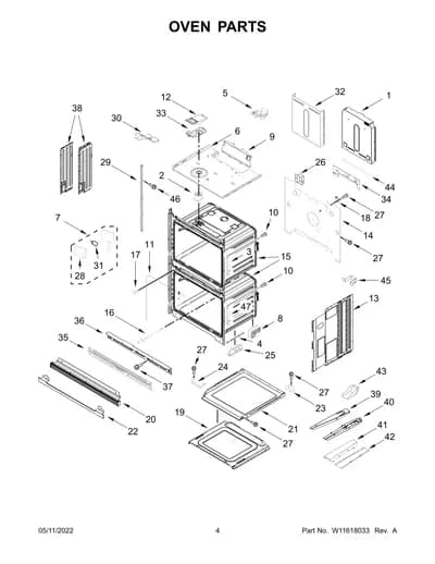 OVEN PARTS
