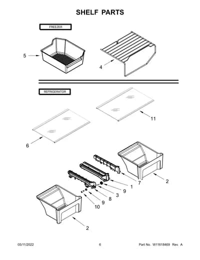 SHELF PARTS