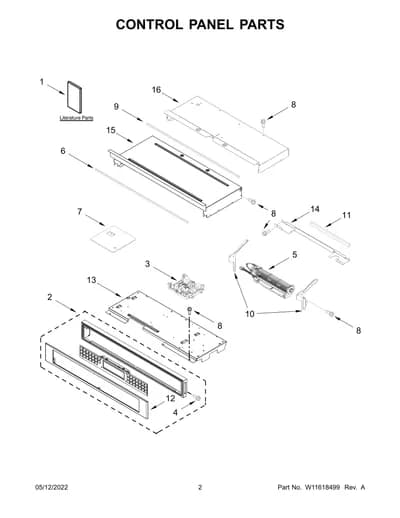 CONTROL PANEL PARTS