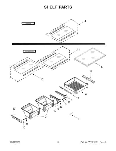 SHELF PARTS