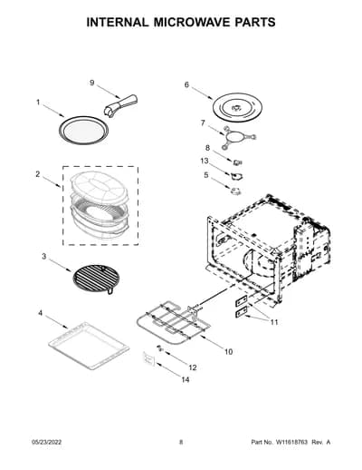 INTERNAL MICROWAVE PARTS