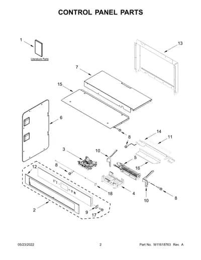 CONTROL PANEL PARTS