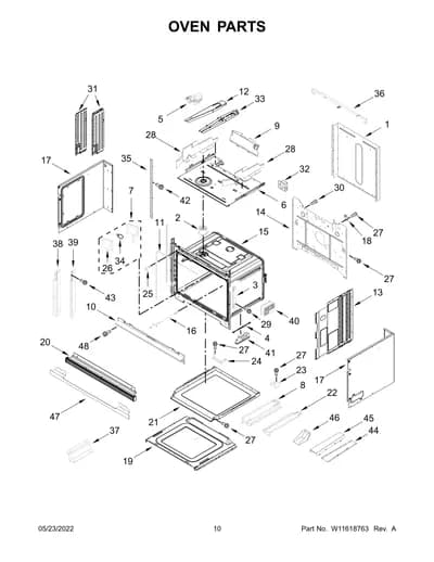 OVEN PARTS
