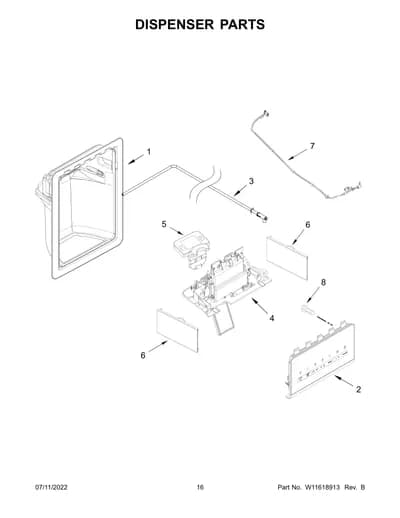 DISPENSER PARTS