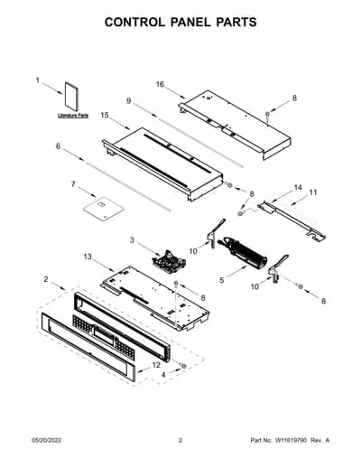 CONTROL PANEL PARTS